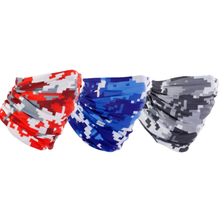 Bike It Neck Tube Triple Pack With Urban Digital Camo Designs