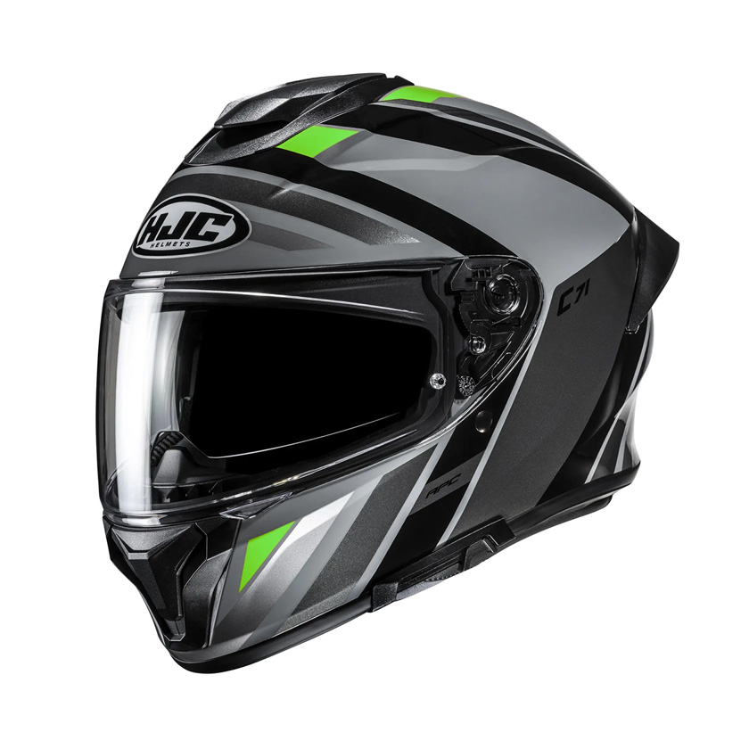 HJC C71 Faber Full Face Motorcycle Helmet - Image 2