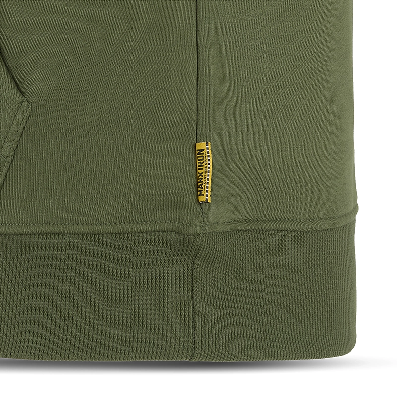 Manx Iron Forged For The Ride Hoodie – Green - Image 4
